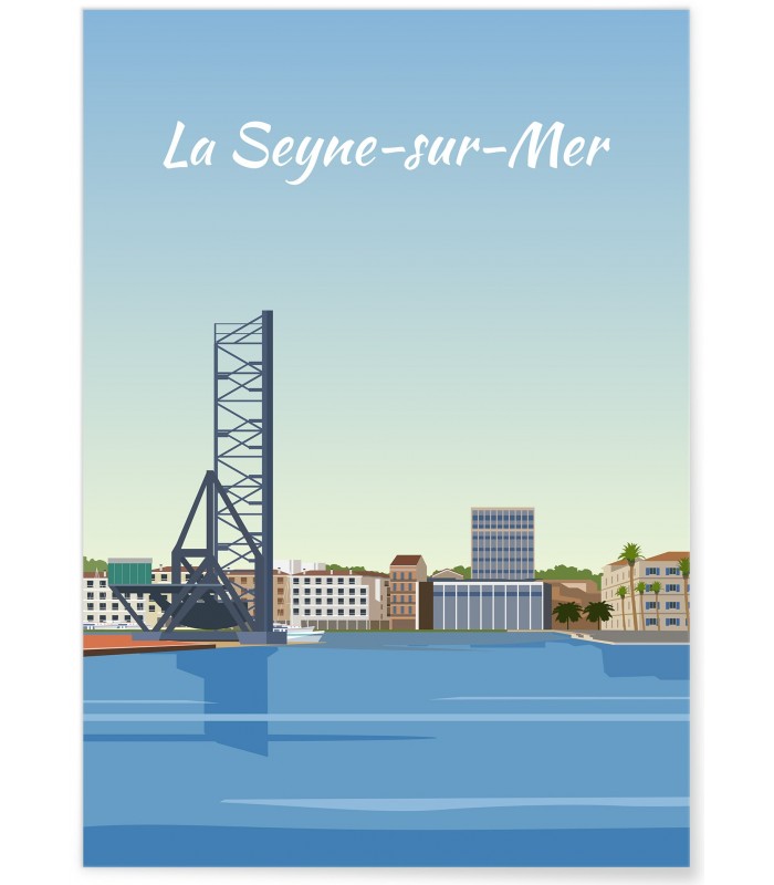 Affiche "La Seyne-sur-mer"