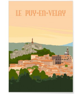 Affiche "Le Puy-en-Velay"