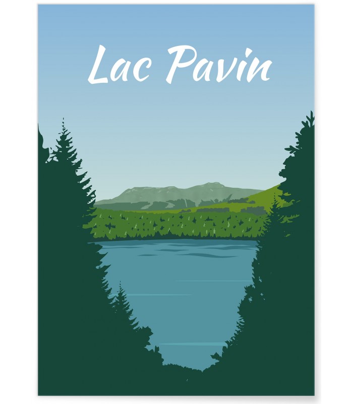 Affiche "Lac Pavin"