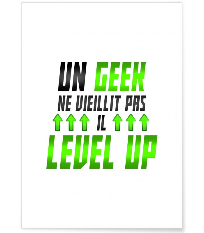 Affiche "Un geek"