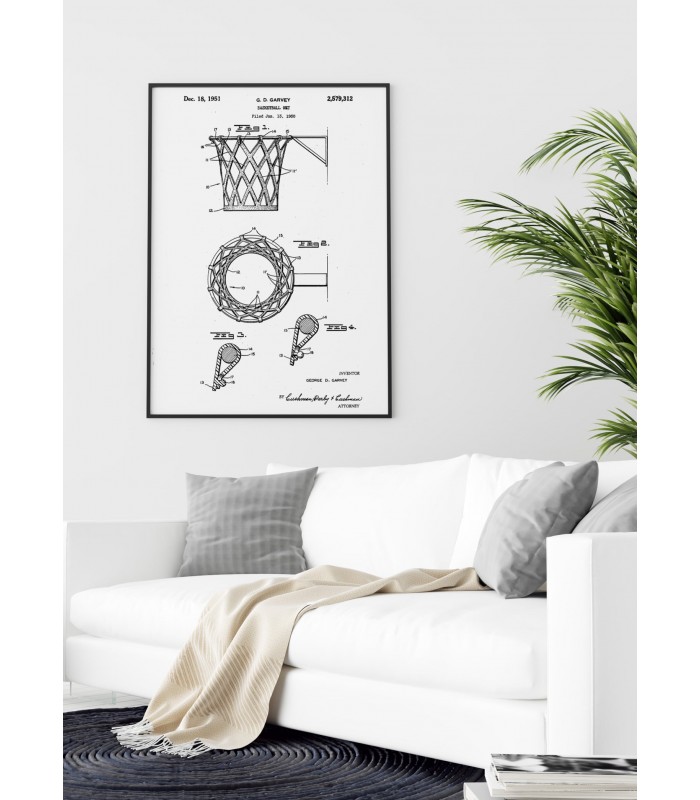 Affiche "Brevet Panier de Basket"