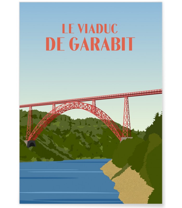 Affiche "Le Viaduc de Garabit"