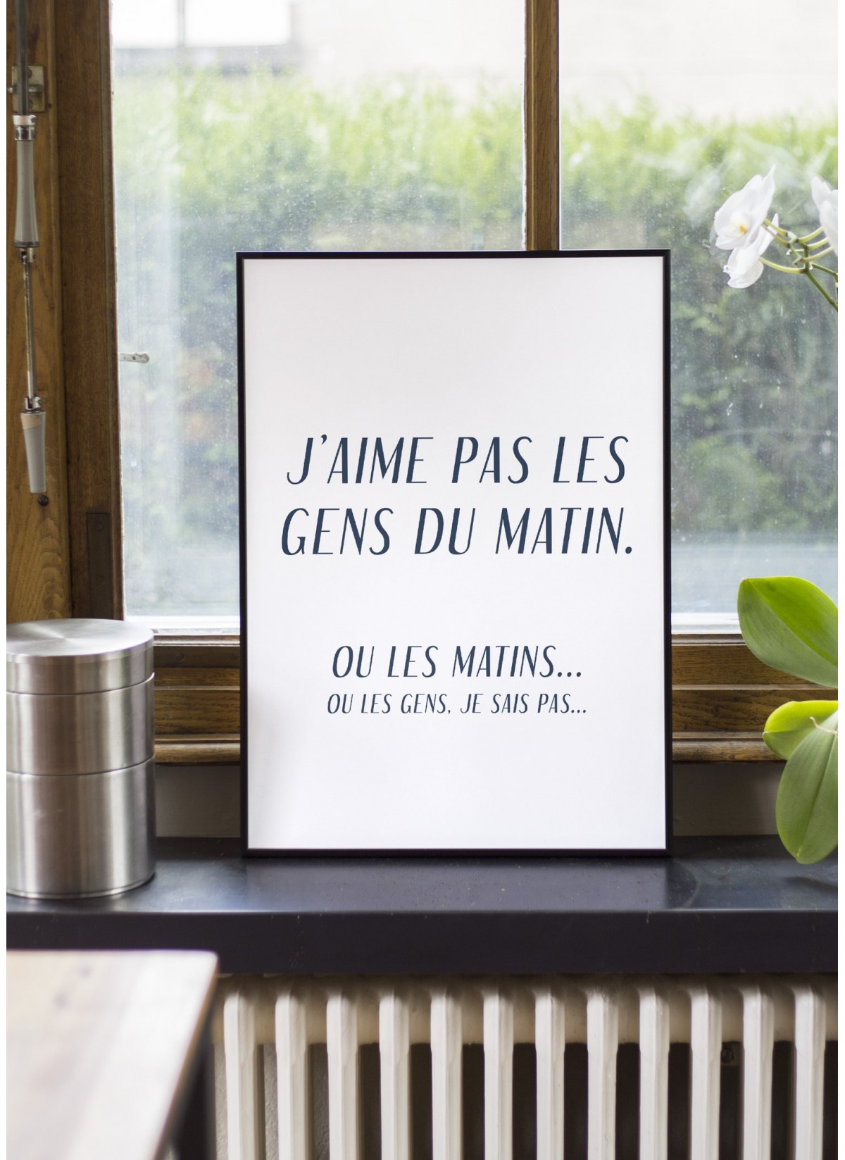 Affiche "Les gens du matin"