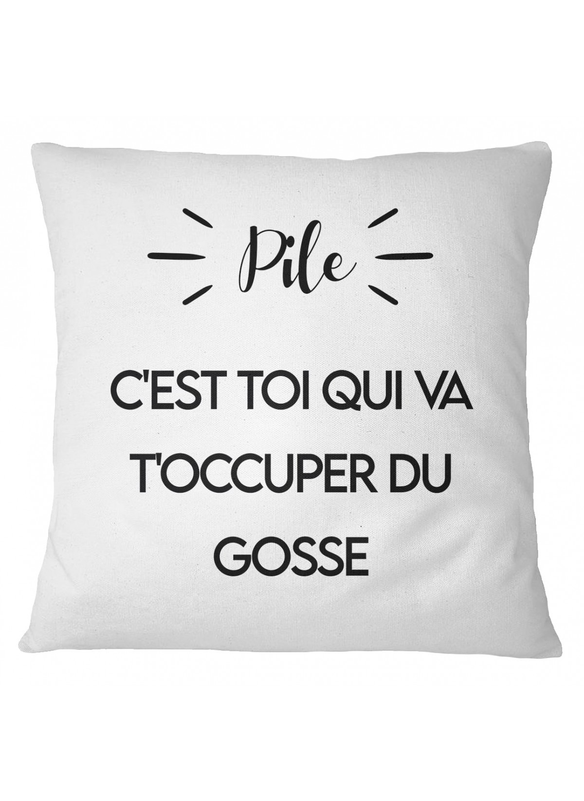 Coussin "Pile c