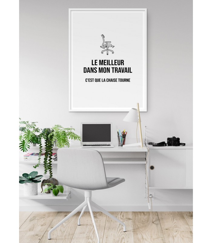 Affiche "Le meilleur dans mon travail"