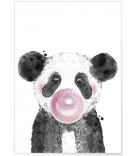Affiche "Bulle de Panda"