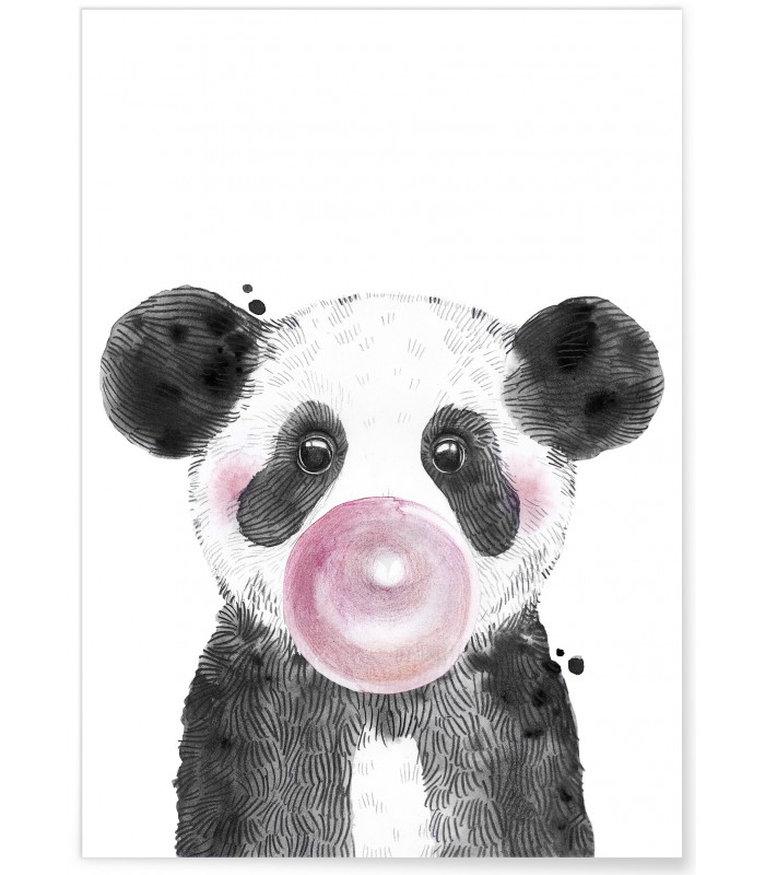 Affiche "Bulle de Panda"