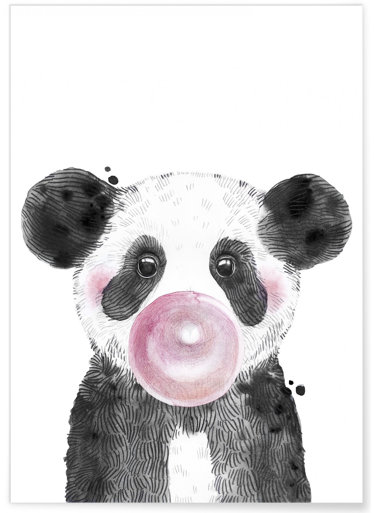 Affiche "Bulle de Panda"