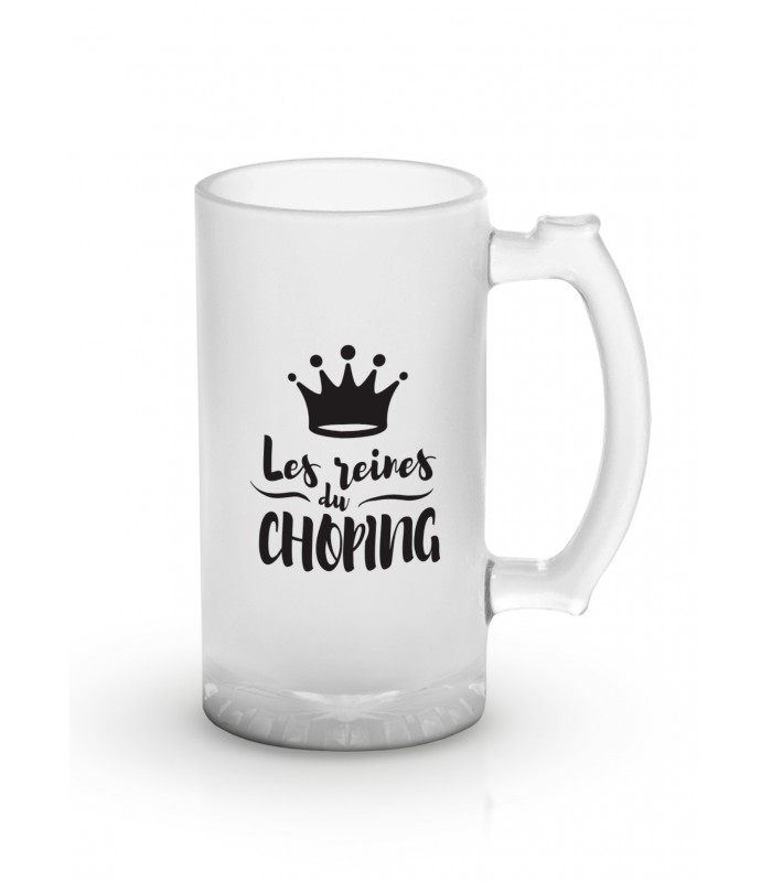 Chope de bière "Les reines du choping"