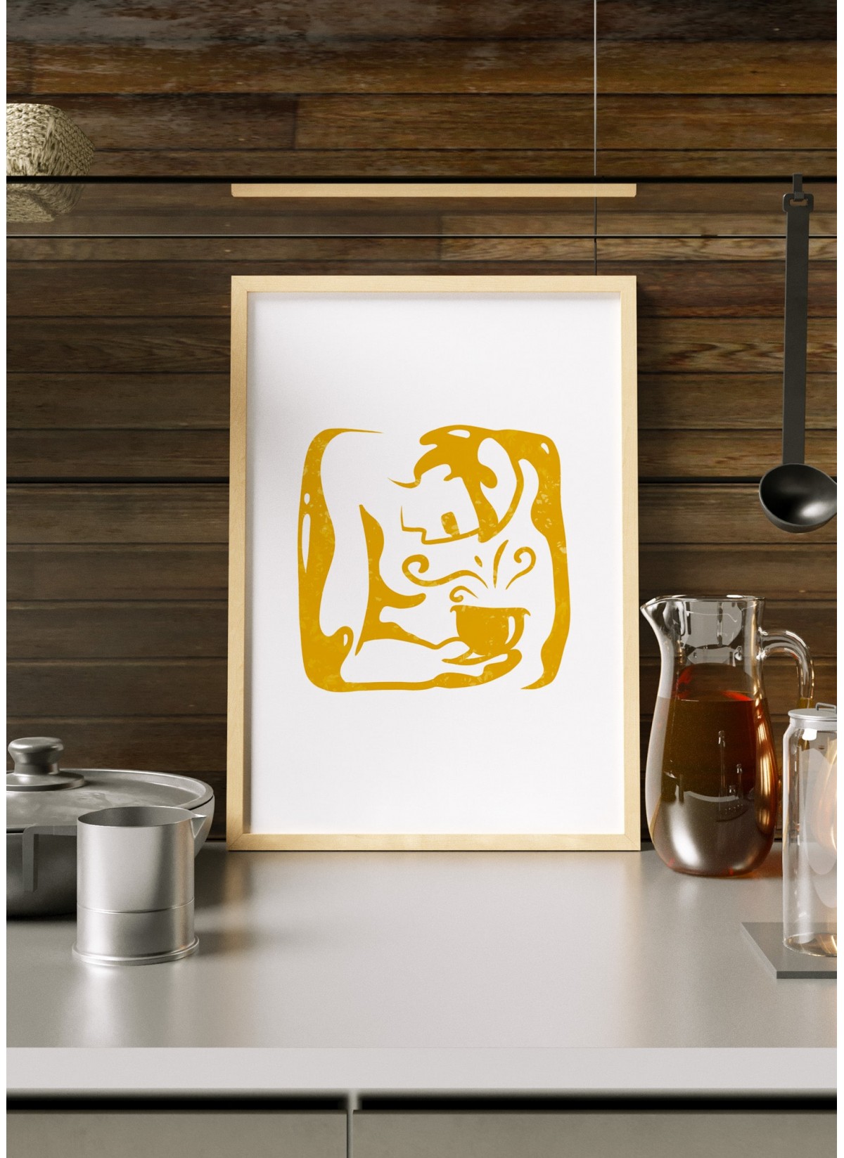 Affiche "Café divin"