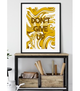 Affiche "Don't give up"