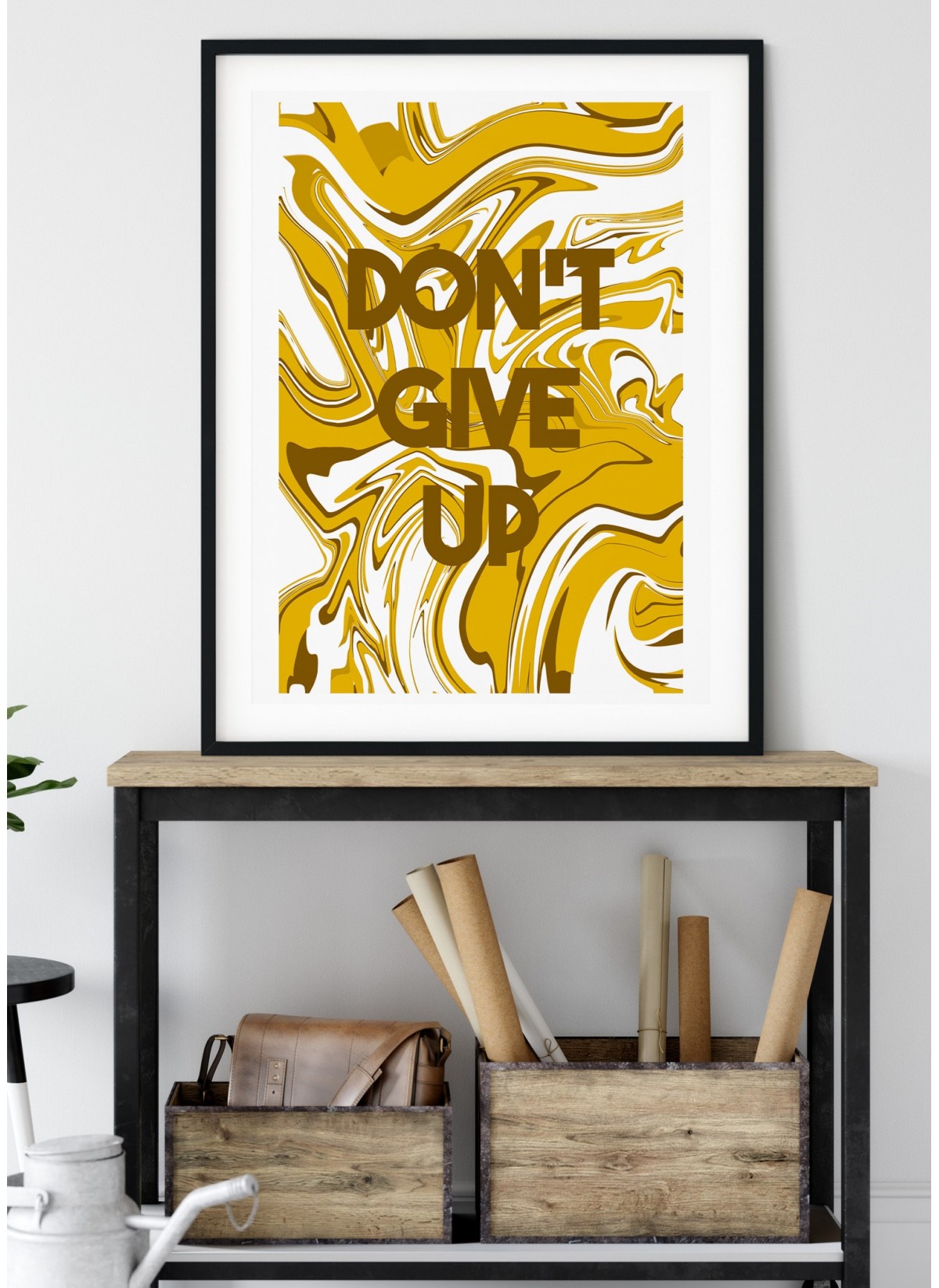 Affiche "Don't give up"