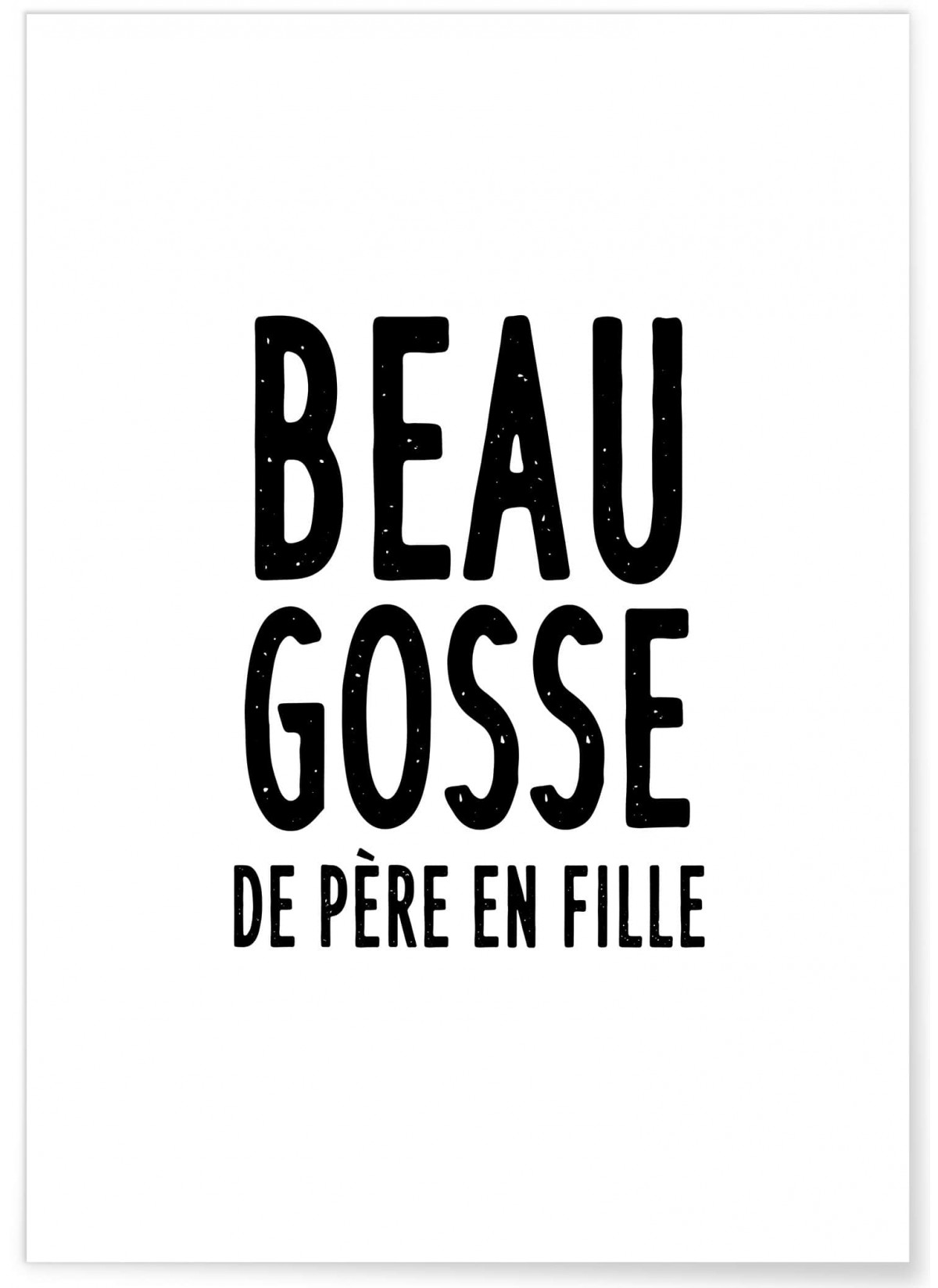 Affiche "Père fille"