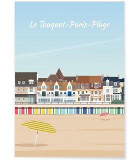 Affiche "Le Touquet-Paris-Plage"