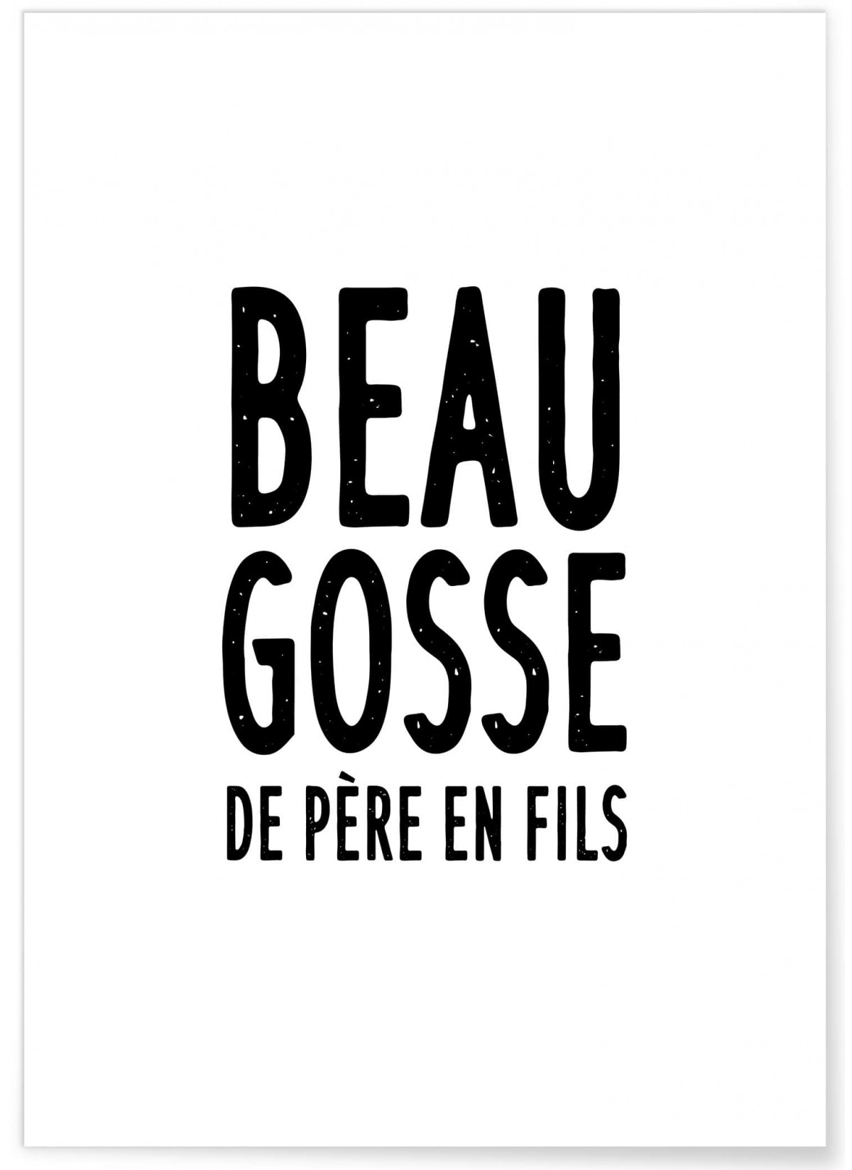 Affiche "Père fils"