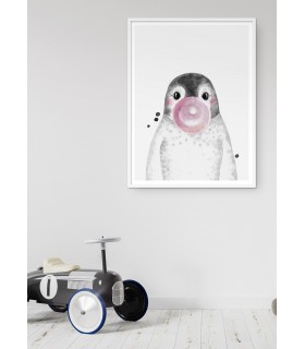 Affiche "Bulle de Pingouin"