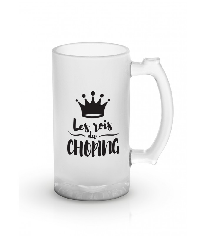 Chope de bière "Les Rois du choping"