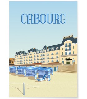 Affiche "Cabourg"