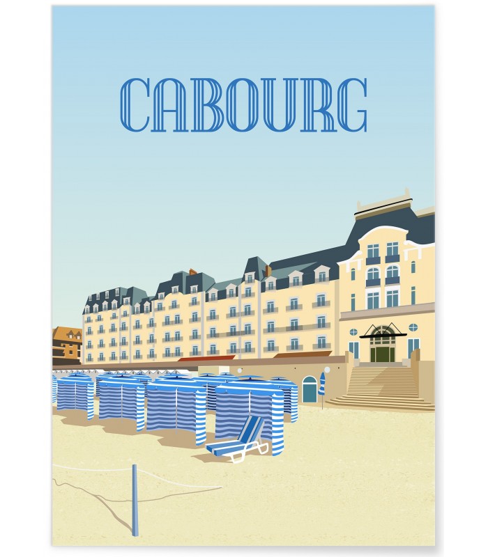 Affiche "Cabourg"