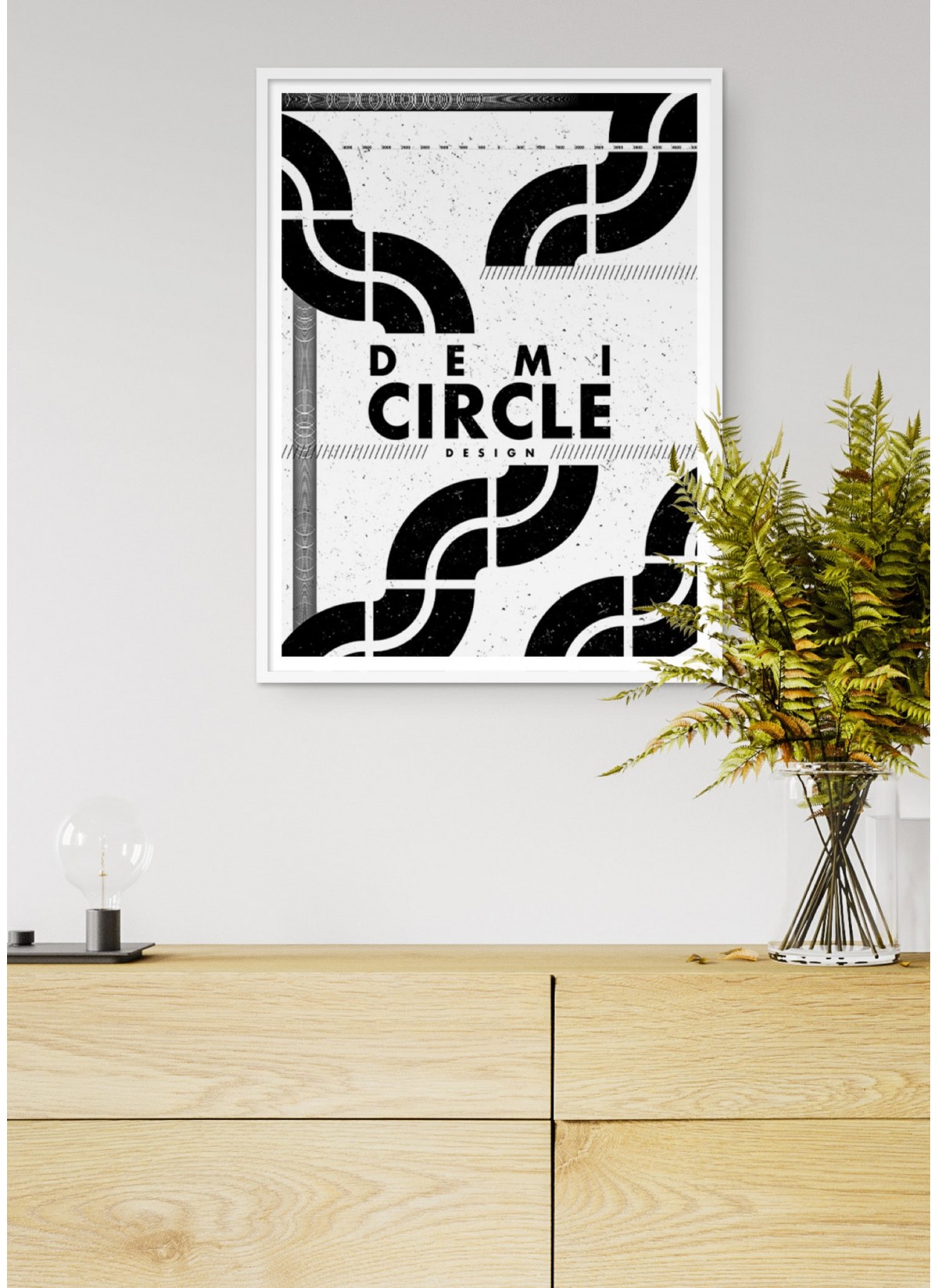 Affiche "Demi circle"