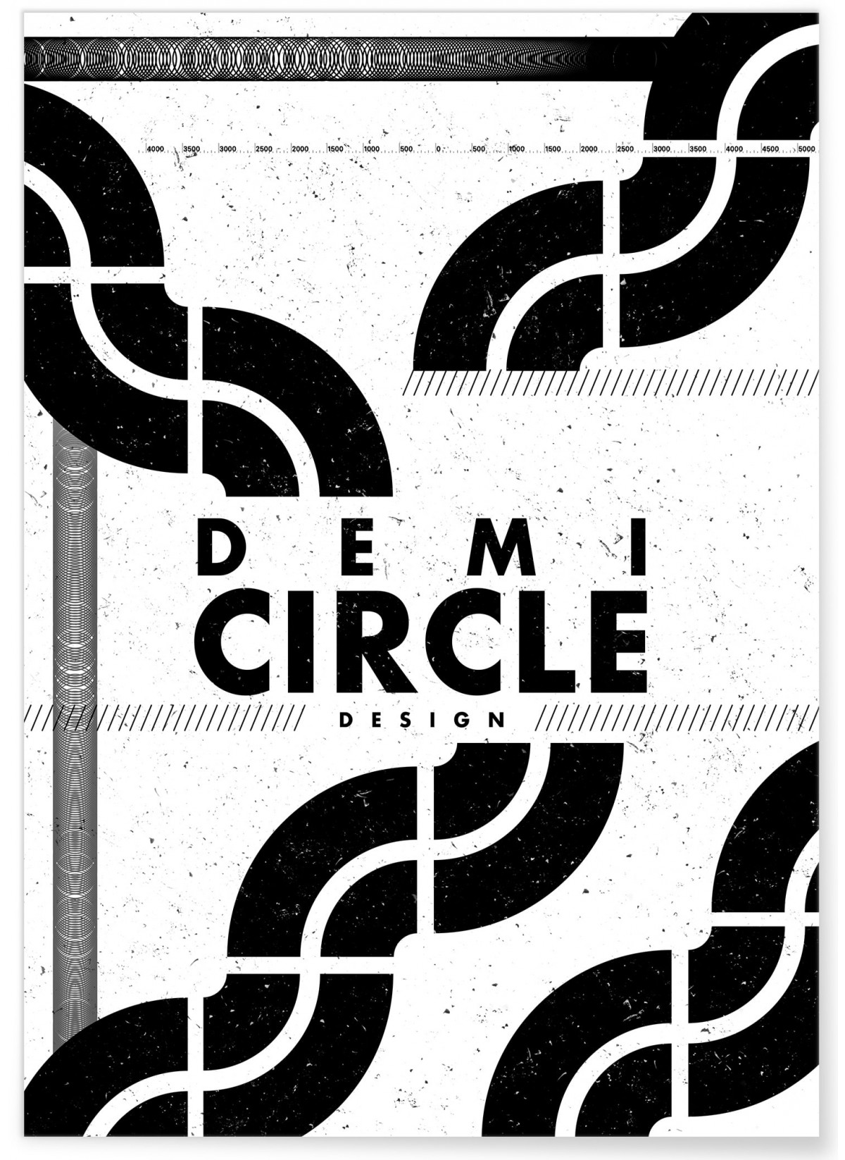 Affiche "Demi circle"