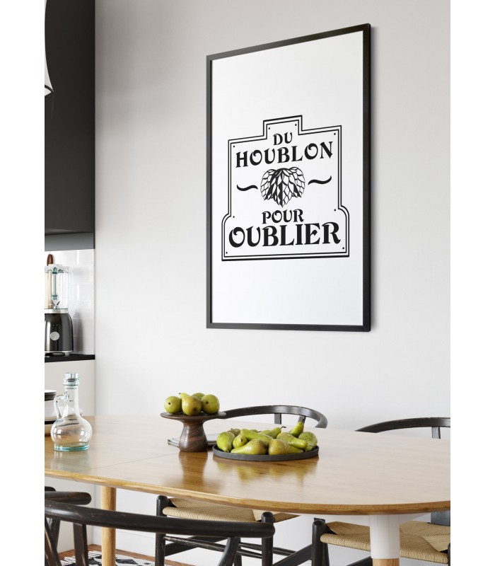 Affiche "Houblon"