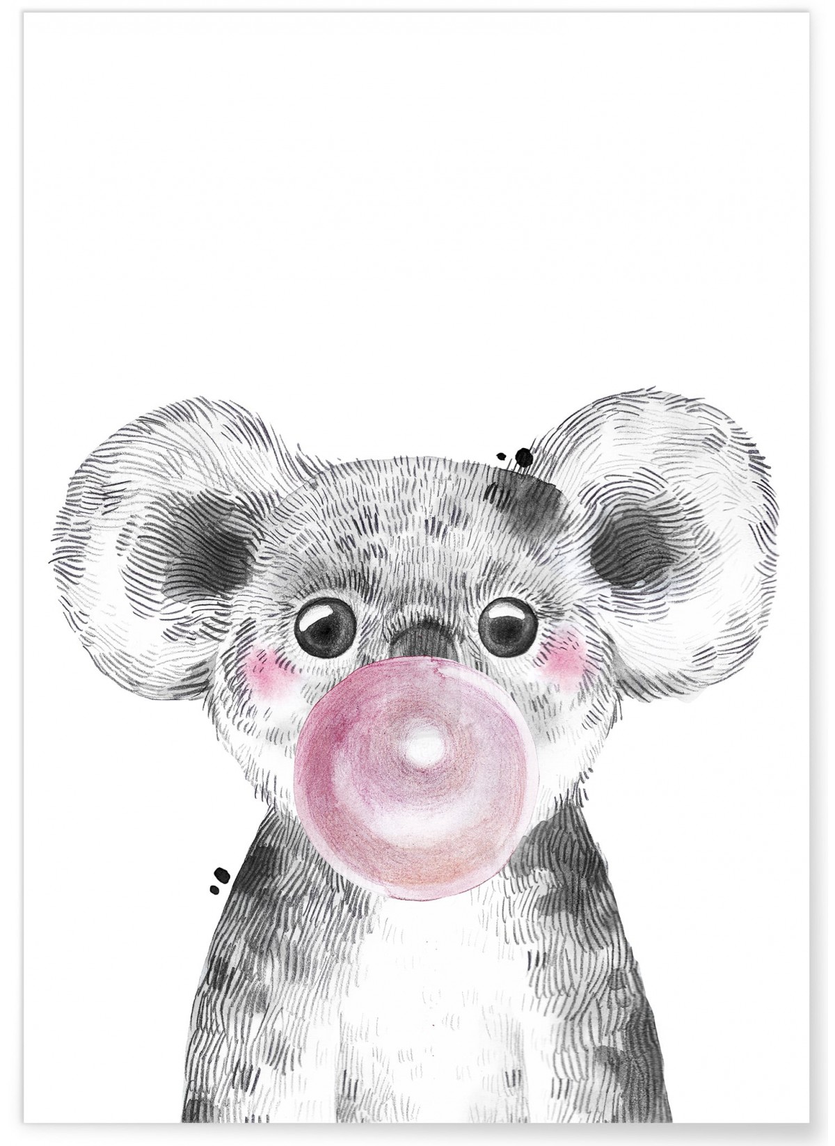 Affiche "Bulle de Koala"