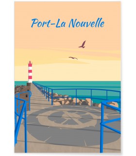 Affiche "Port-La Nouvelle"
