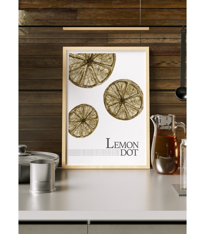 Affiche "Lemon dot"