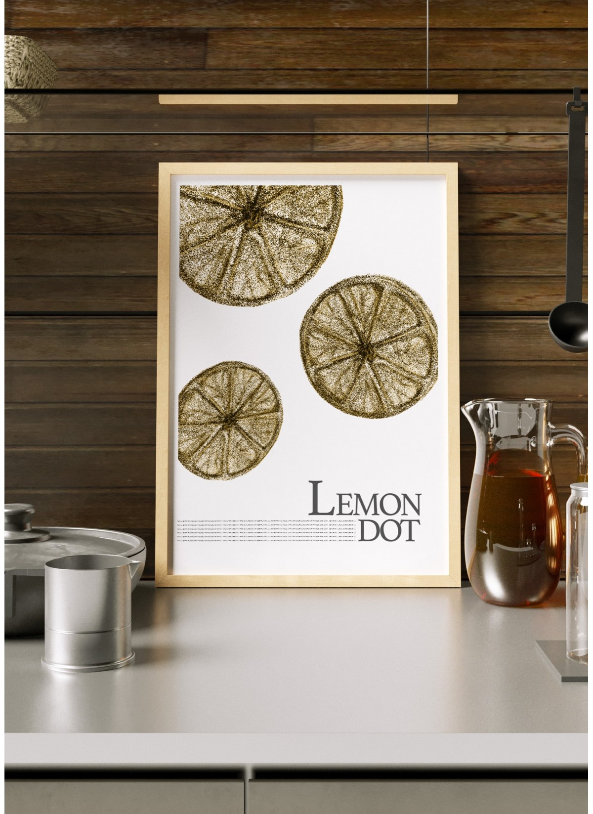 Affiche "Lemon dot"