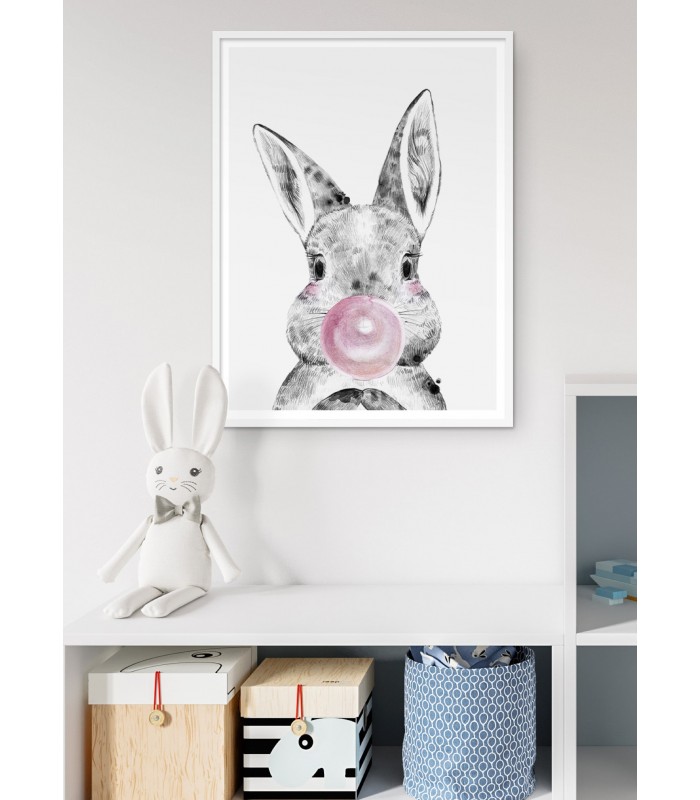 Affiche "Bulle de Lapin"