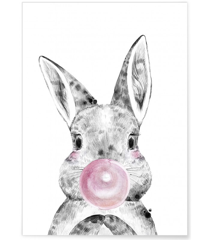 Affiche "Bulle de Lapin"