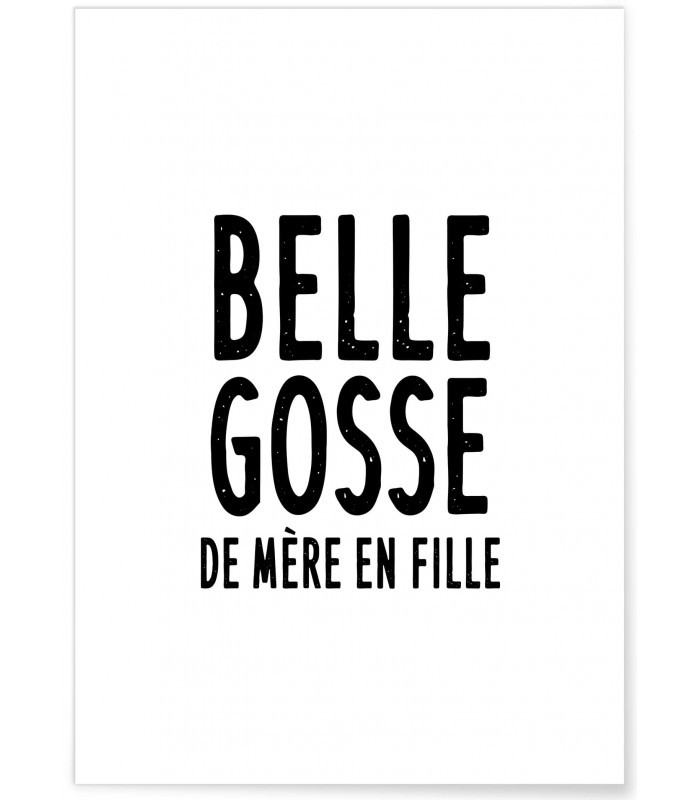 Affiche "Mère fille"