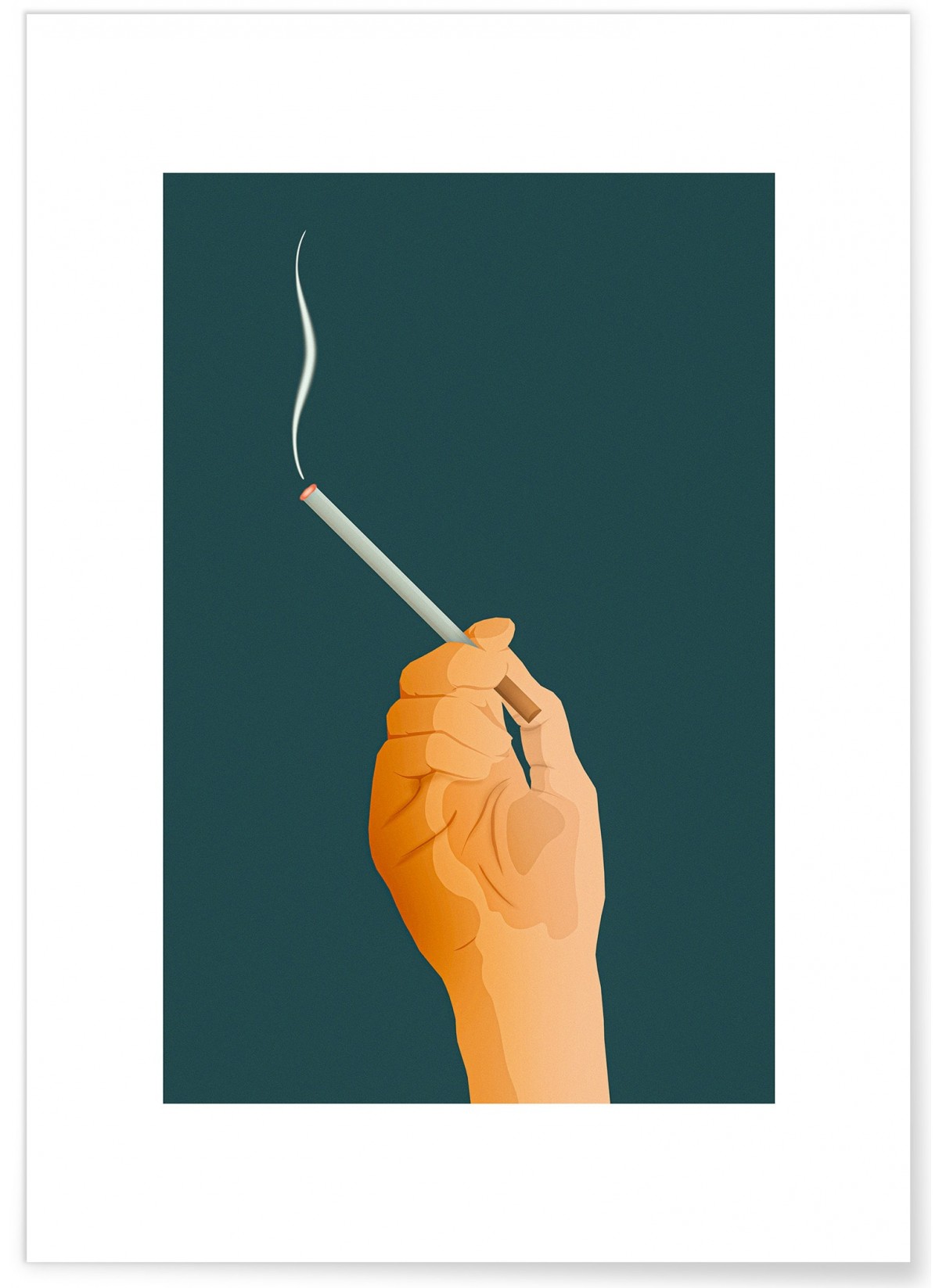Affiche "Cigarette"