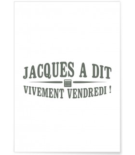 Affiche "Jacques a dit"