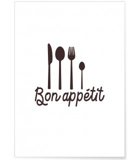 Affiche "Bon appétit 2"