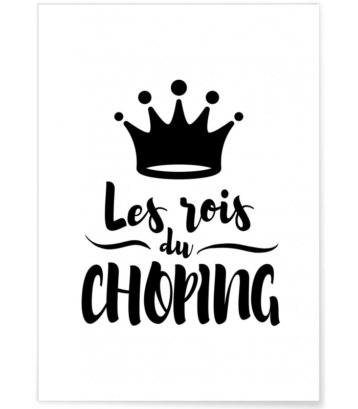 Affiche "Les Rois du choping"