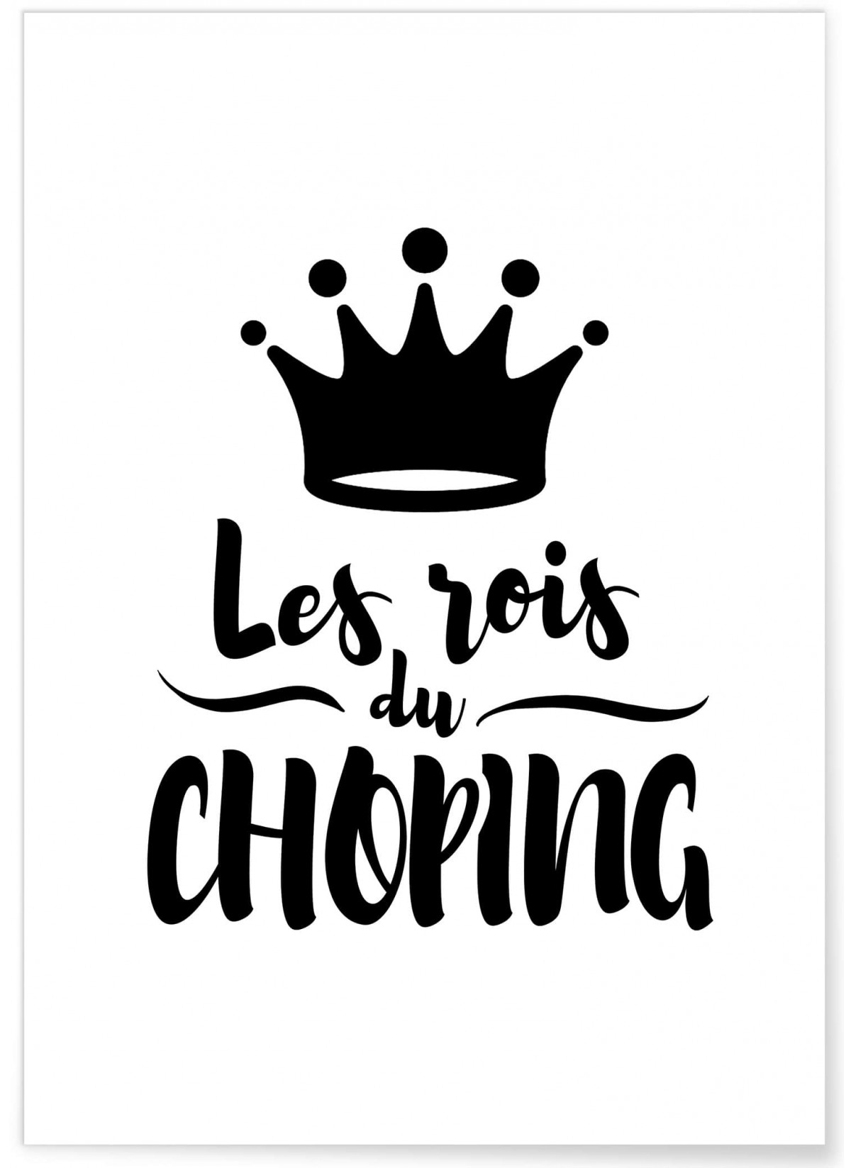 Affiche "Les Rois du choping"