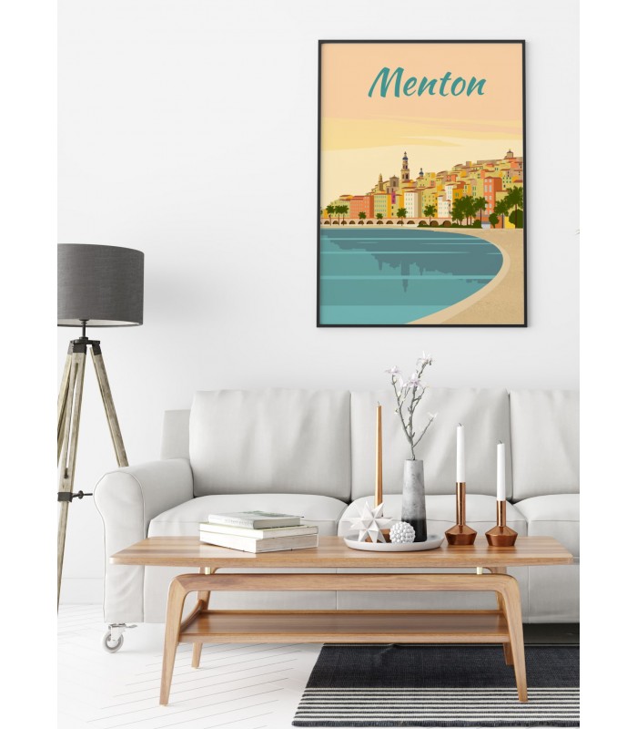 Affiche "Menton 2"