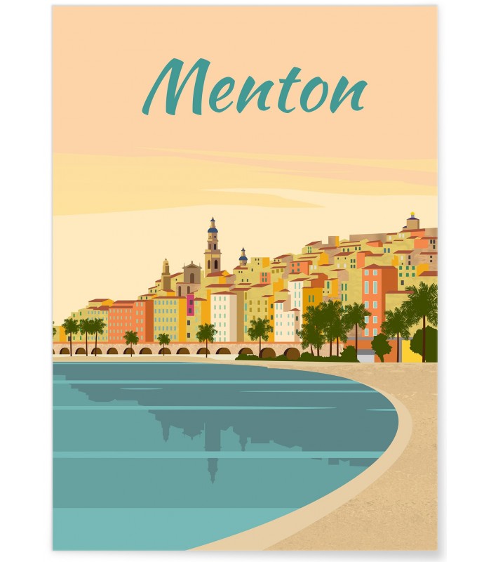 Affiche "Menton 2"