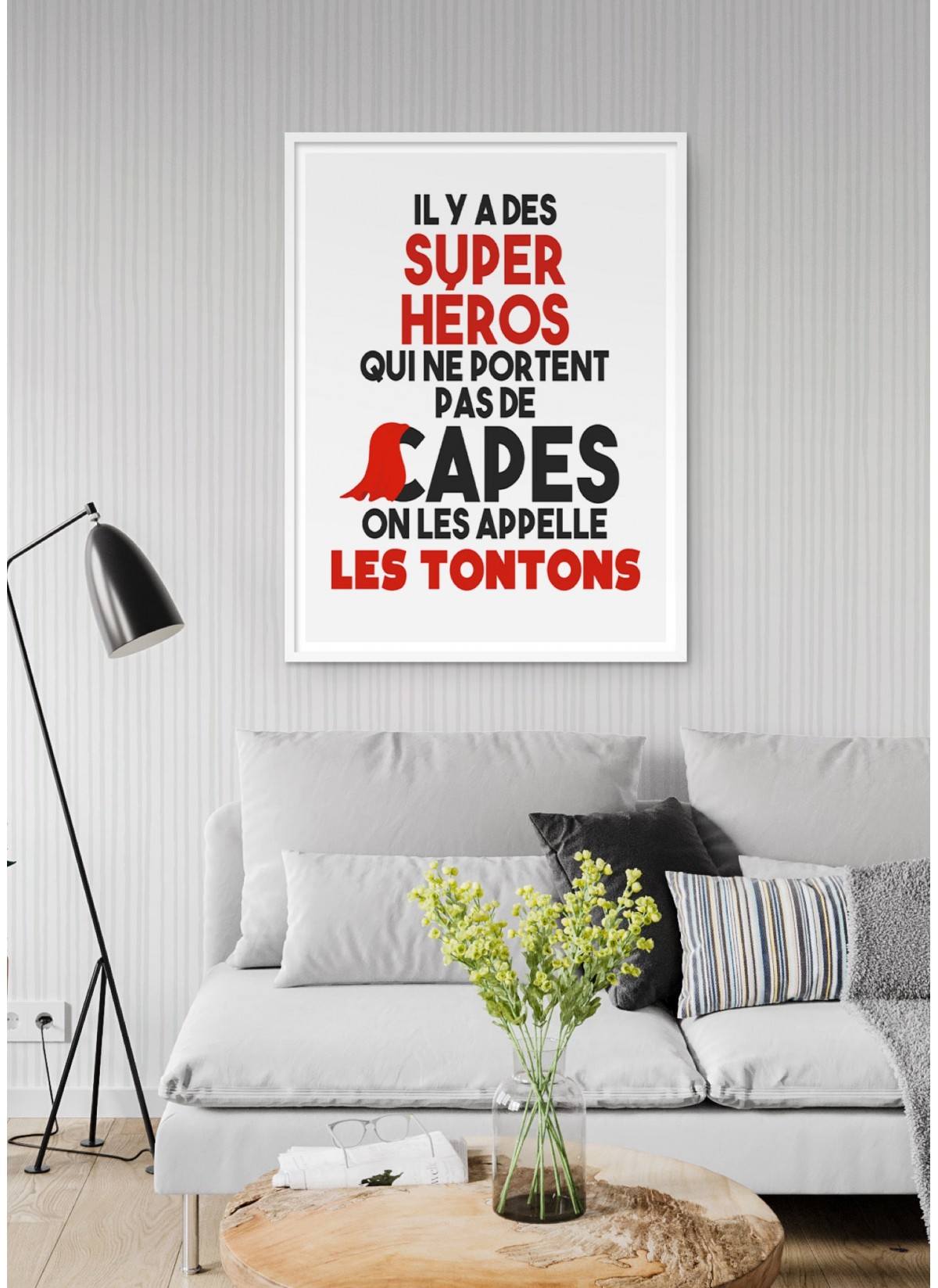 Affiche "Tontons Super Héros"