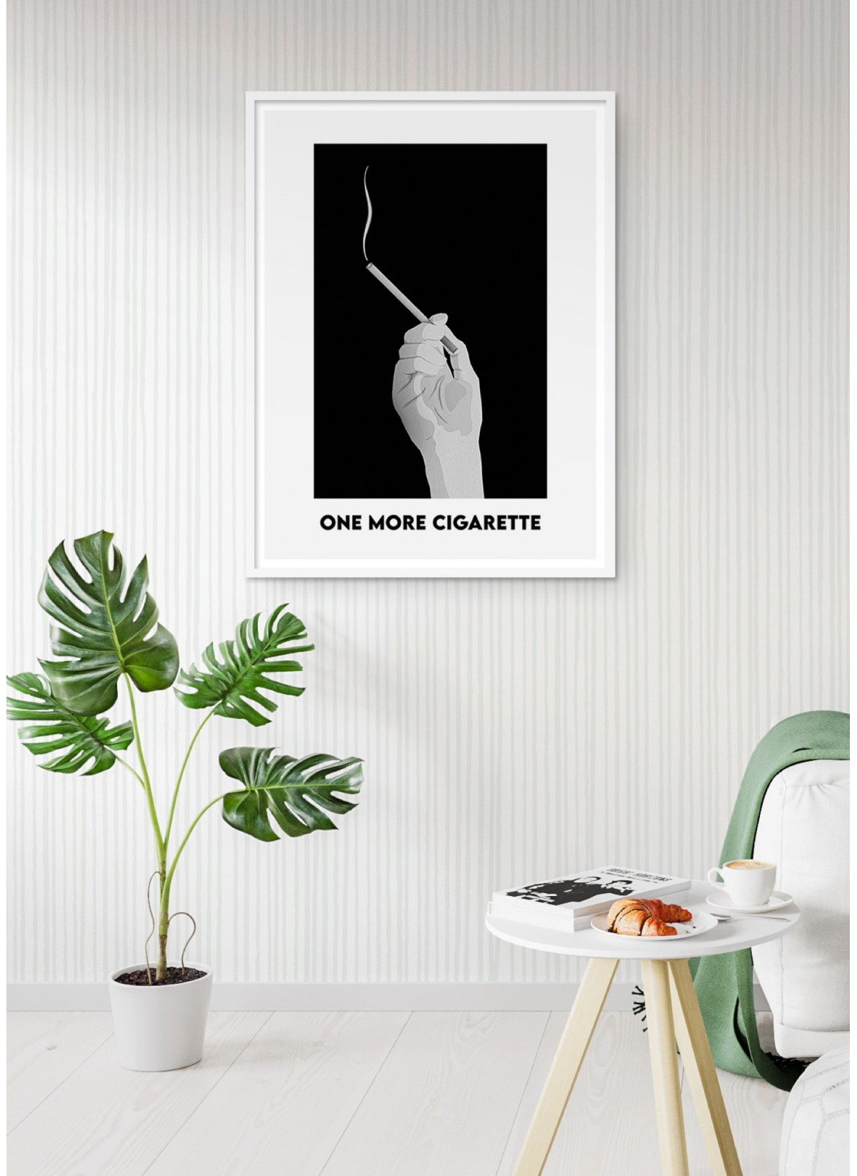 Affiche "One more cigarette"