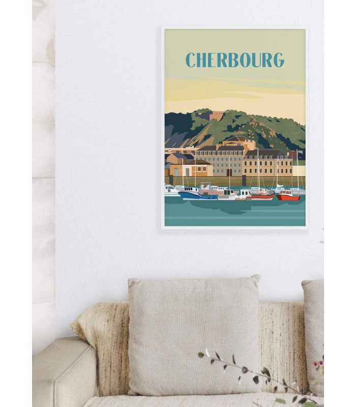 Affiche "Cherbourg"