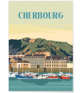 Affiche "Cherbourg"