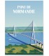 Affiche "Pont de Normandie"