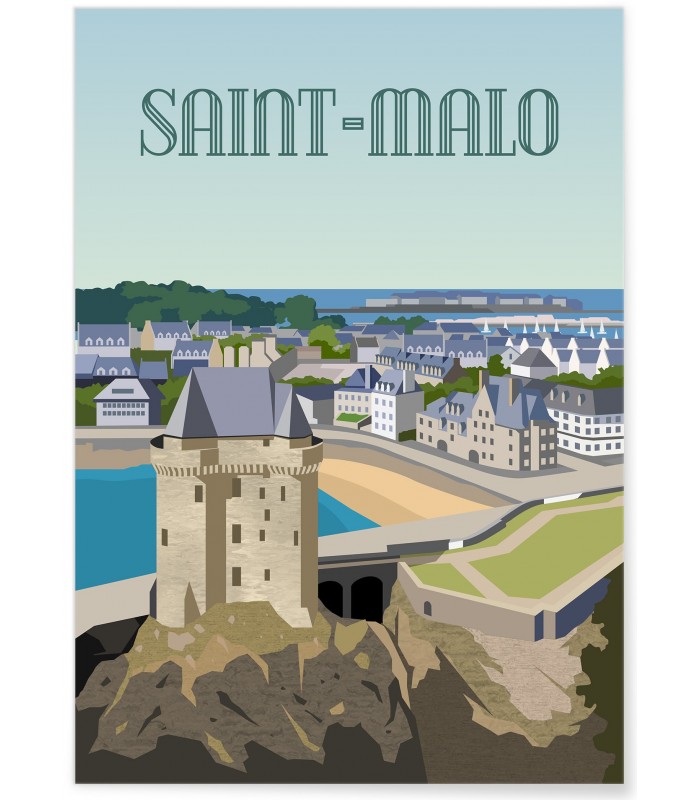 Affiche "Saint-Malo 2"