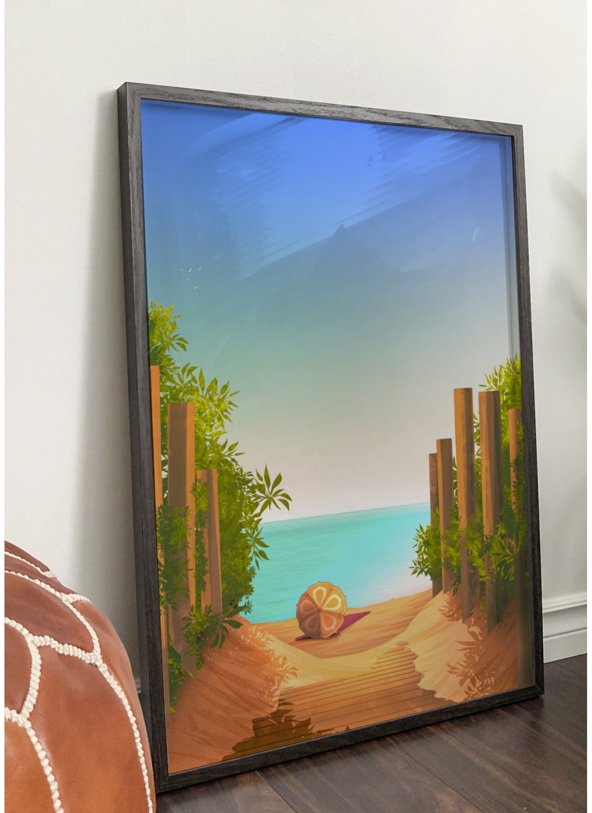 Affiche "Plage 1"