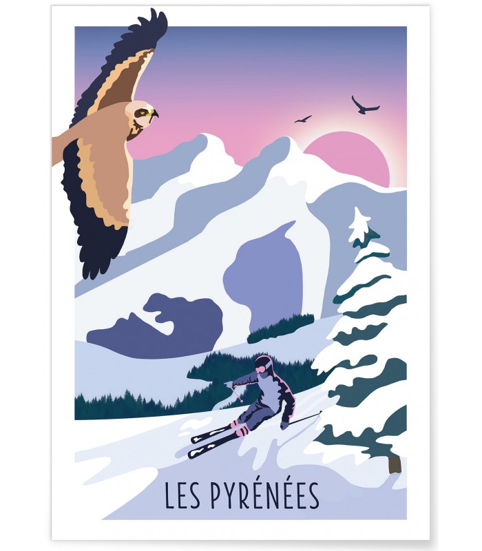 Affiche Les Pyrénées