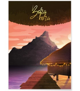 Affiche Bora-Bora