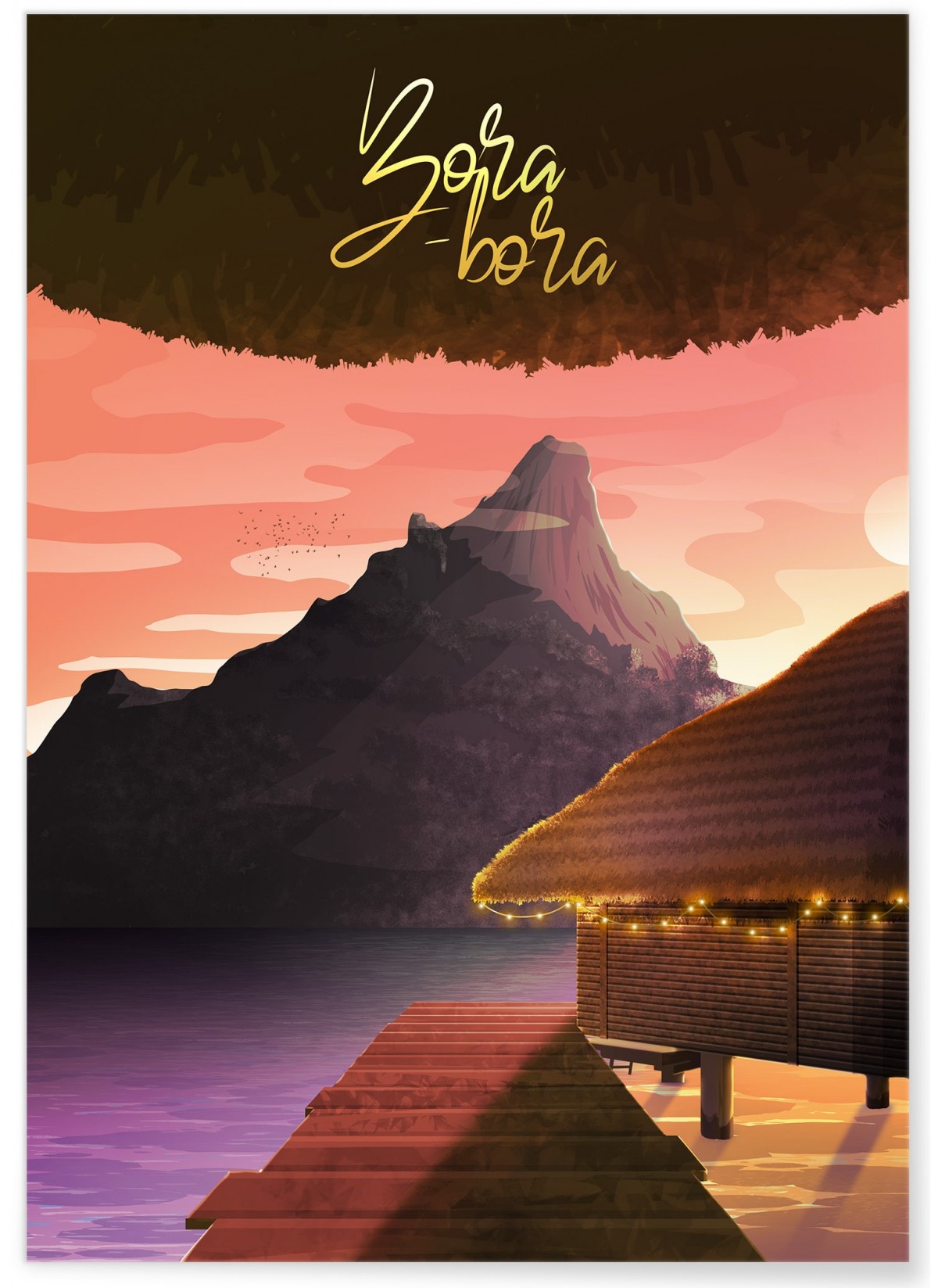 Affiche Bora-Bora